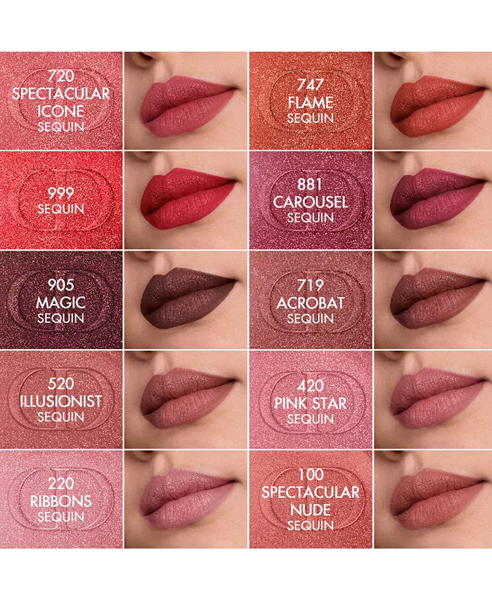 Dior Rouge Forever Limited Edition Liquid Sequin Duo Lipstick | Magic