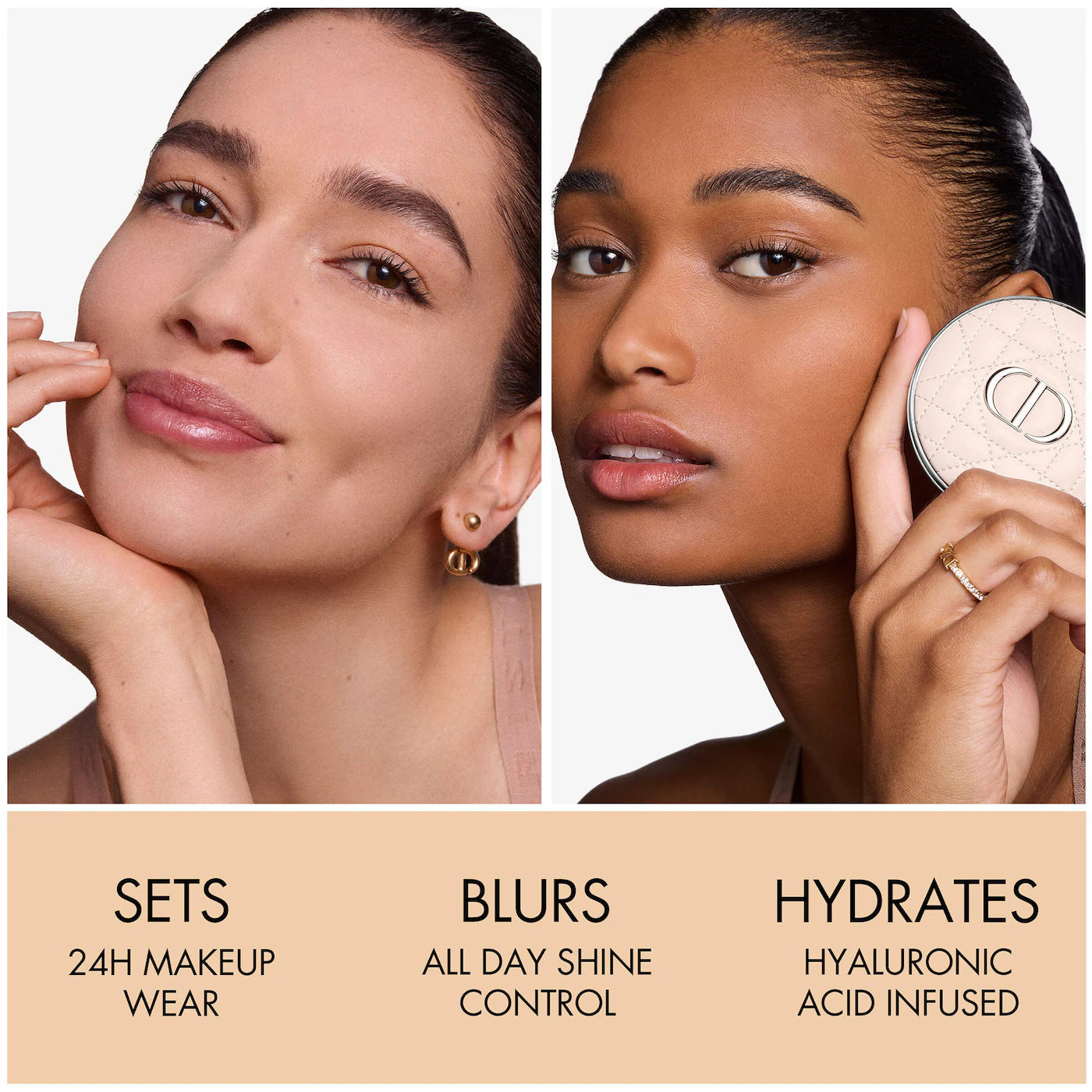 Dior Forever Nude Matte and Radiant Pressed Powder | 1 Fair