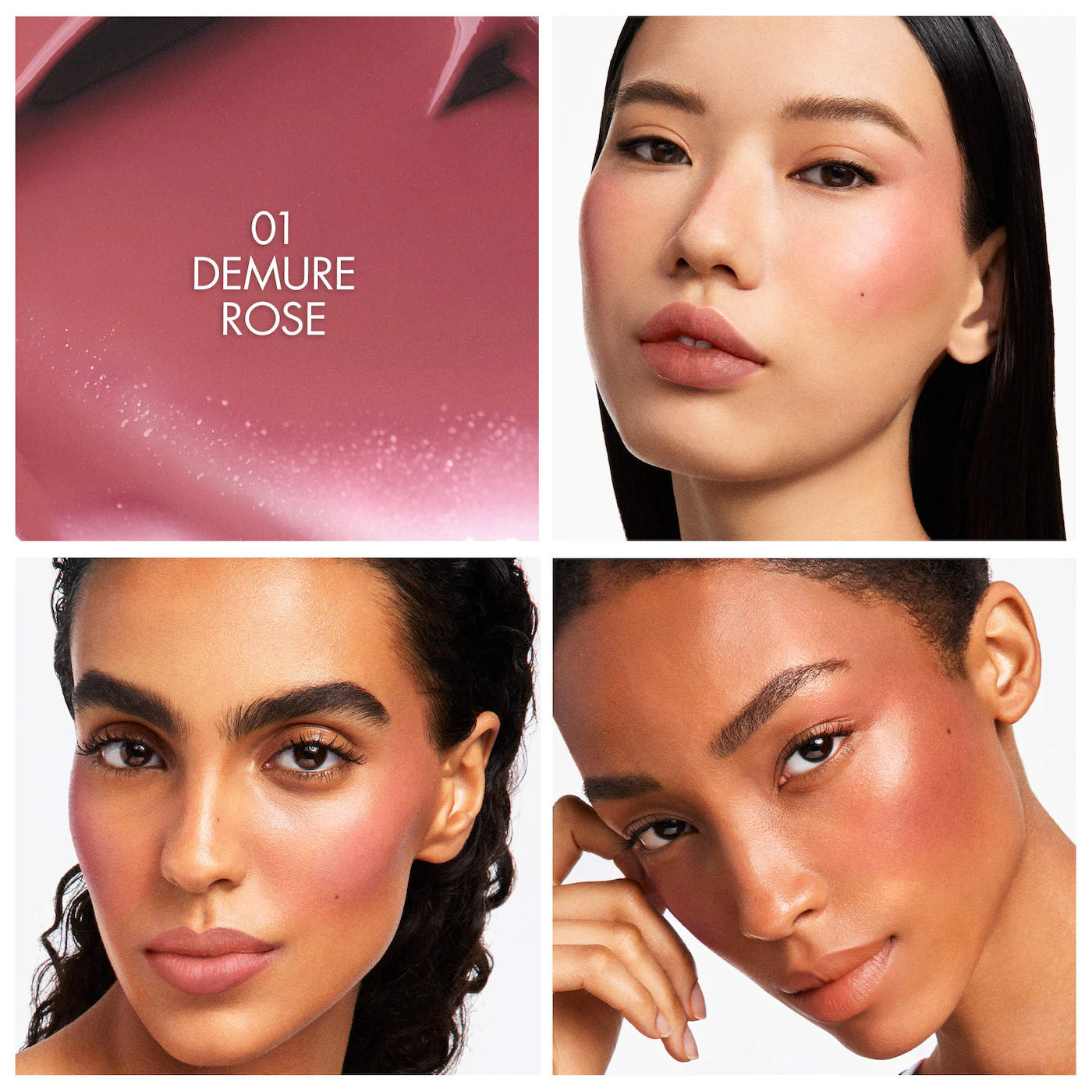 Dolce & Gabbana Cherry Glaze Bar Blush | 01 Demure Rose