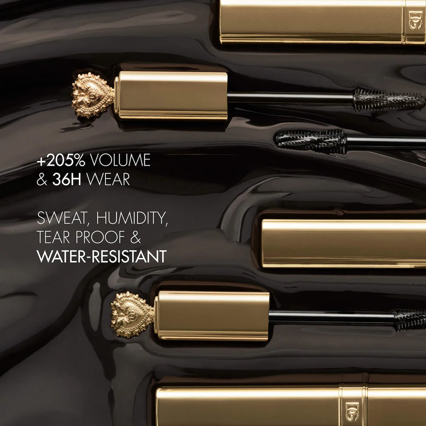 Dolce & Gabbana Everfull XL Mascara for 36H Lasting Extreme Volume & Lift | 01 Total Black