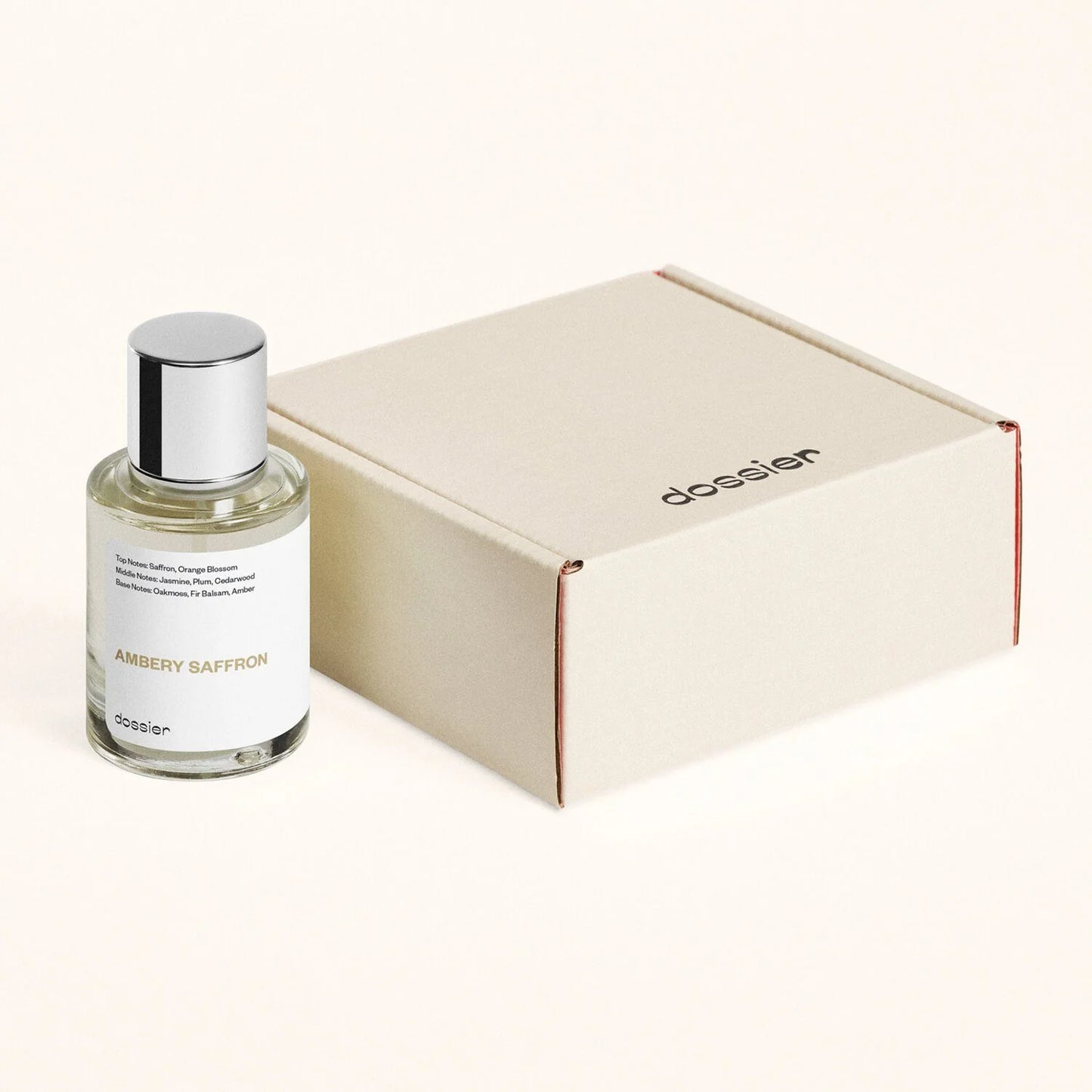 Dossier Ambery Saffron Eau de Parfum Inspired by MFK's Baccarat Rouge 540 50 ml