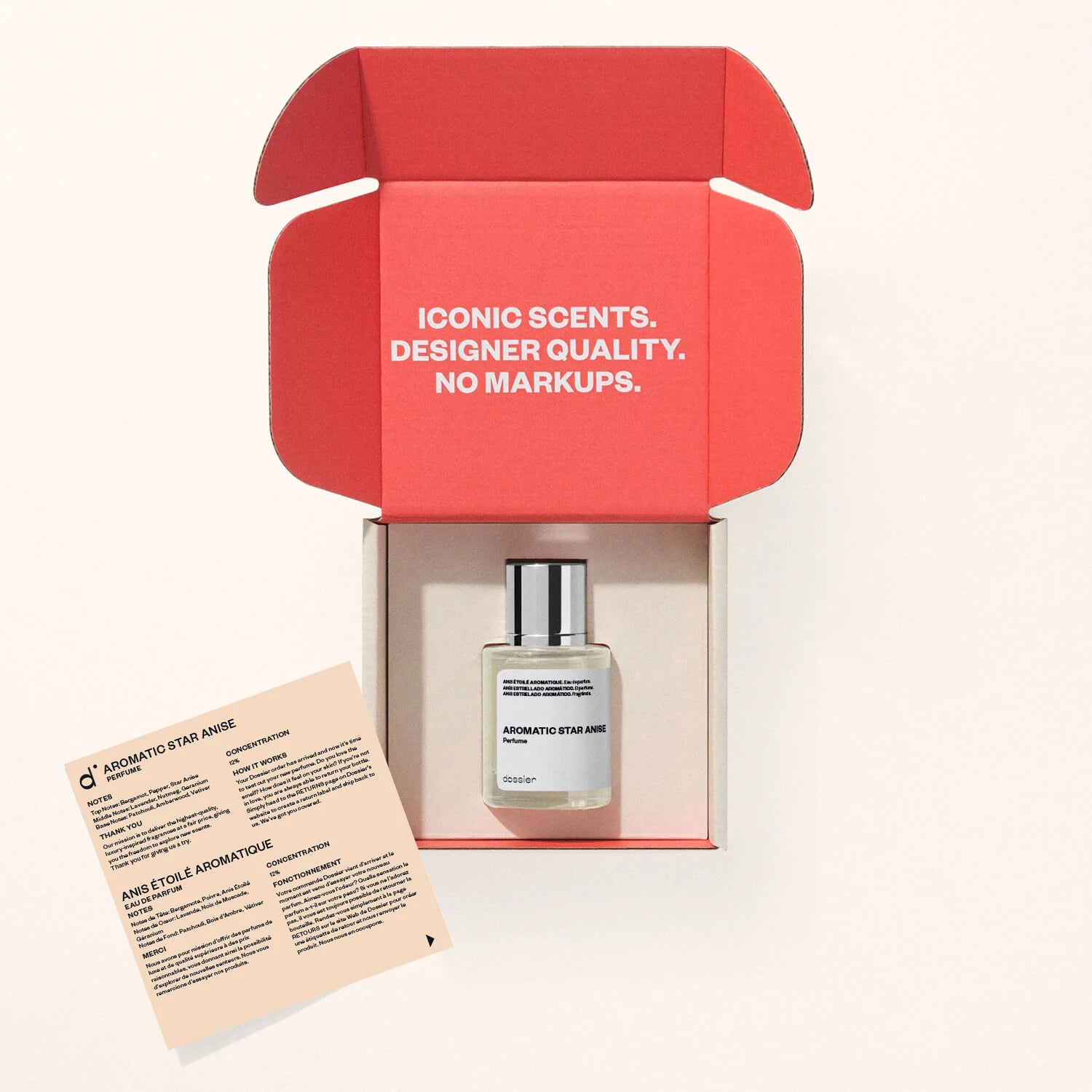 Dossier Aromatic Star Anise Eau de Parfum Inspired by Dior's Sauvage 50 ml