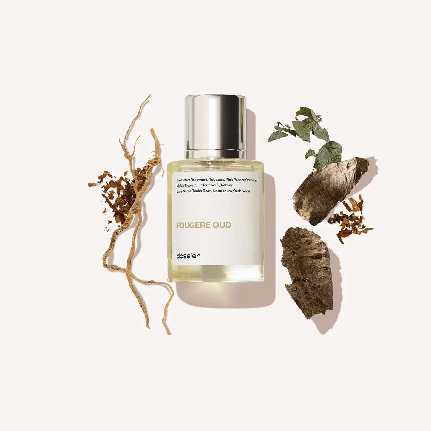 Dossier Fougere Oud Eau de Parfum Inspired by Tom Ford's Oud Wood 50 ml