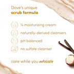 Dove Vanilla Sugar & Shea Butter Body Scrub 425 g / 15 oz