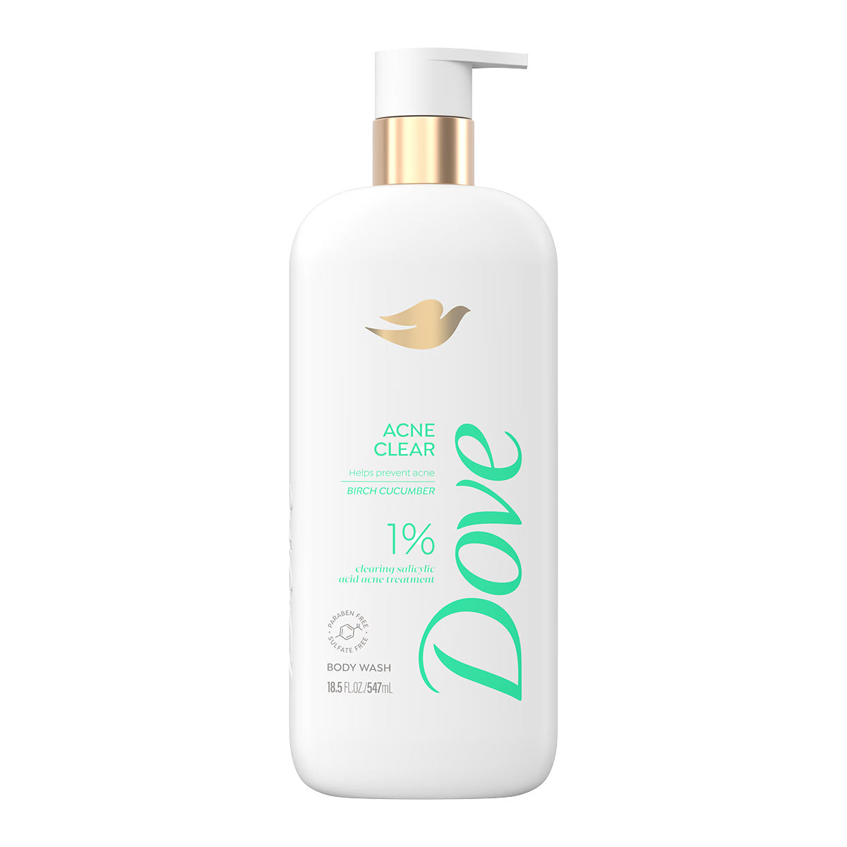 Dove Serum Body Wash Acne Clear 547 ml / 18.5 oz