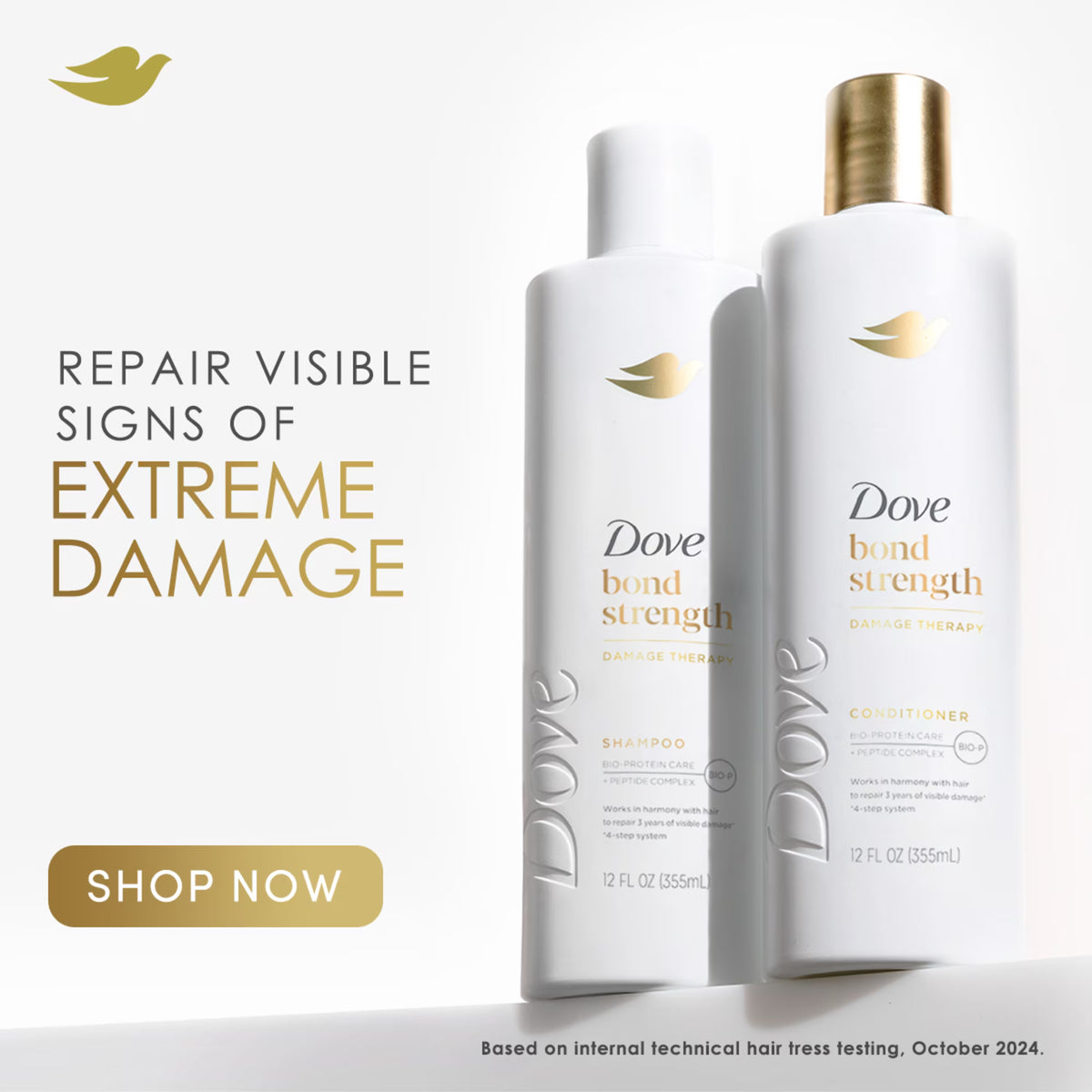 Dove Bond Strength Shampoo Damage Therapy 355 ml / 12 oz