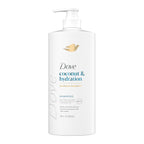 Dove Coconut & Hydration Shampoo for Dry Hair with Coconut Oil 828 ml / 28 oz