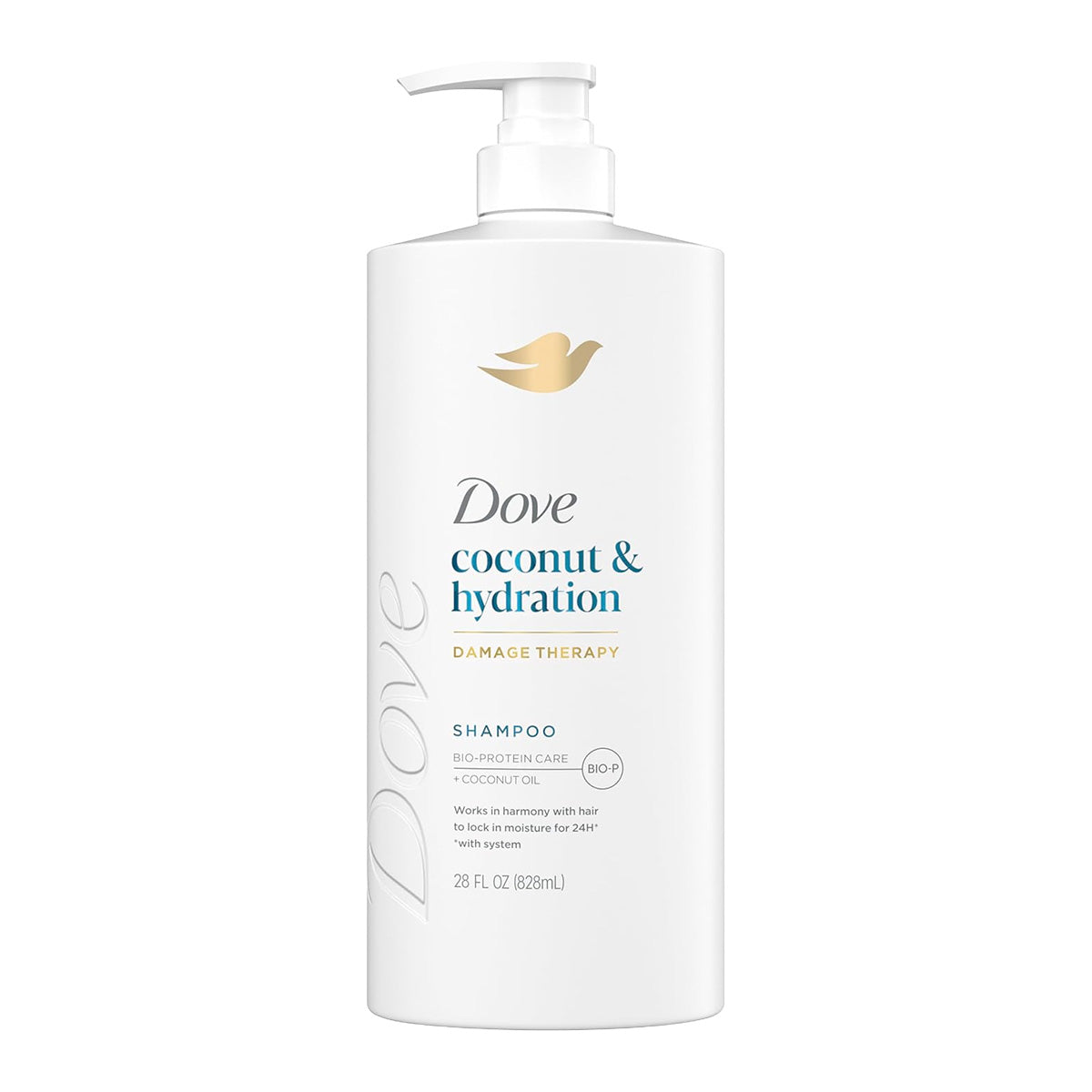 Dove Coconut & Hydration Shampoo for Dry Hair with Coconut Oil 828 ml / 28 oz