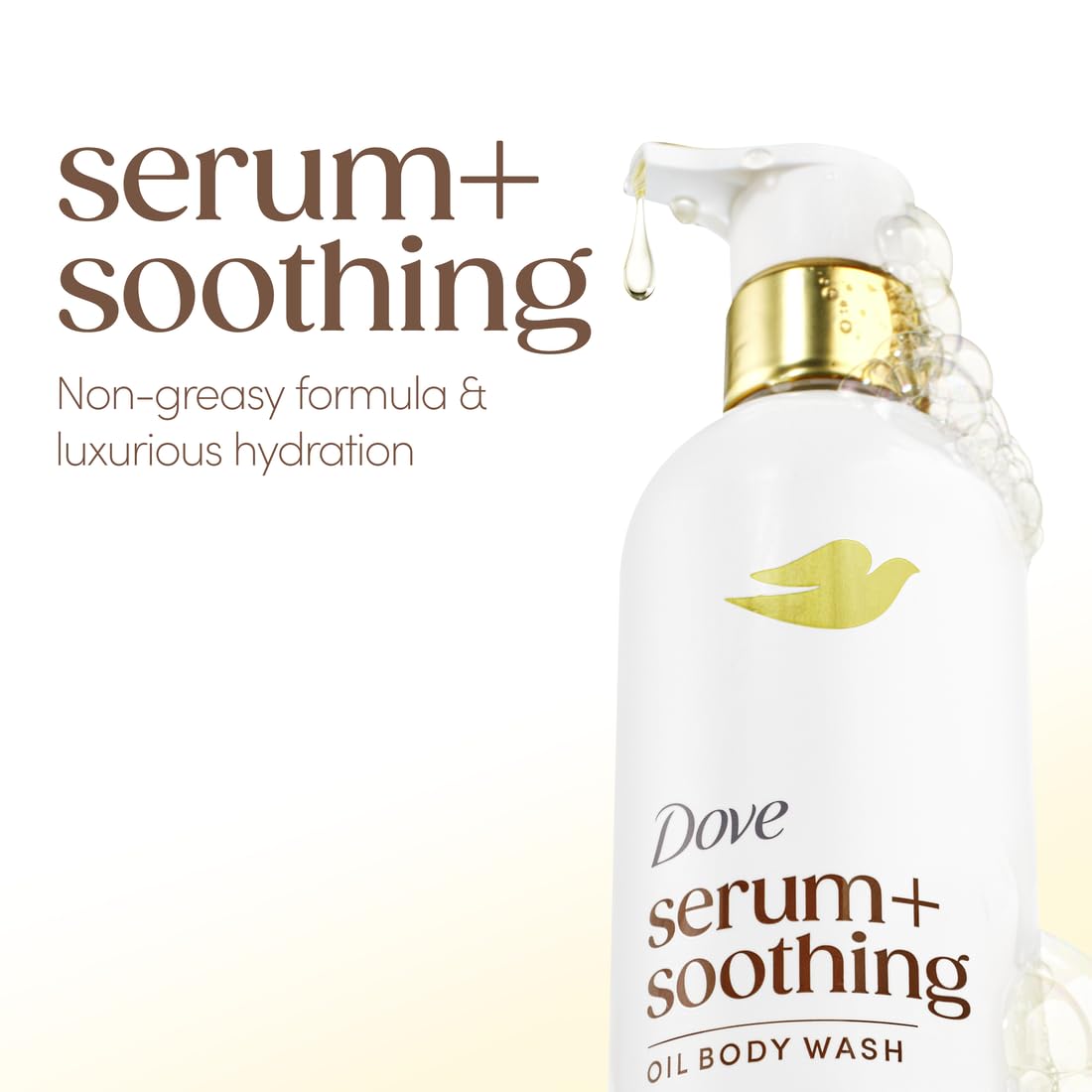 Dove Serum+ Soothing Oil Body Wash 452 ml / 15.3 oz