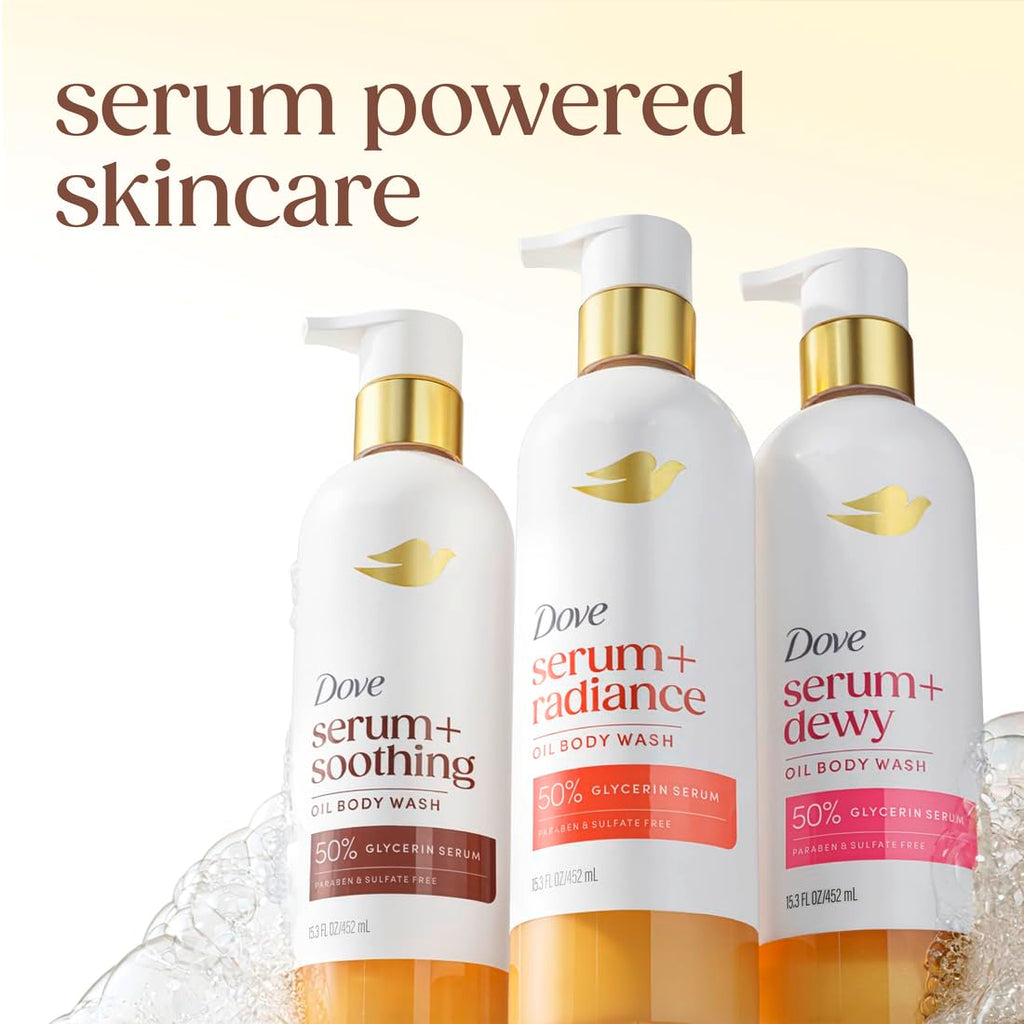 Dove Serum+ Soothing Oil Body Wash 452 ml / 15.3 oz