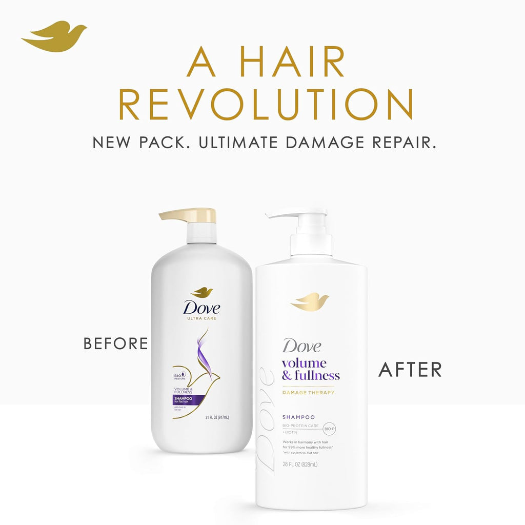 Dove Volume & Fullness Shampoo for Thinning Hair + Biotin 828 ml / 28 oz