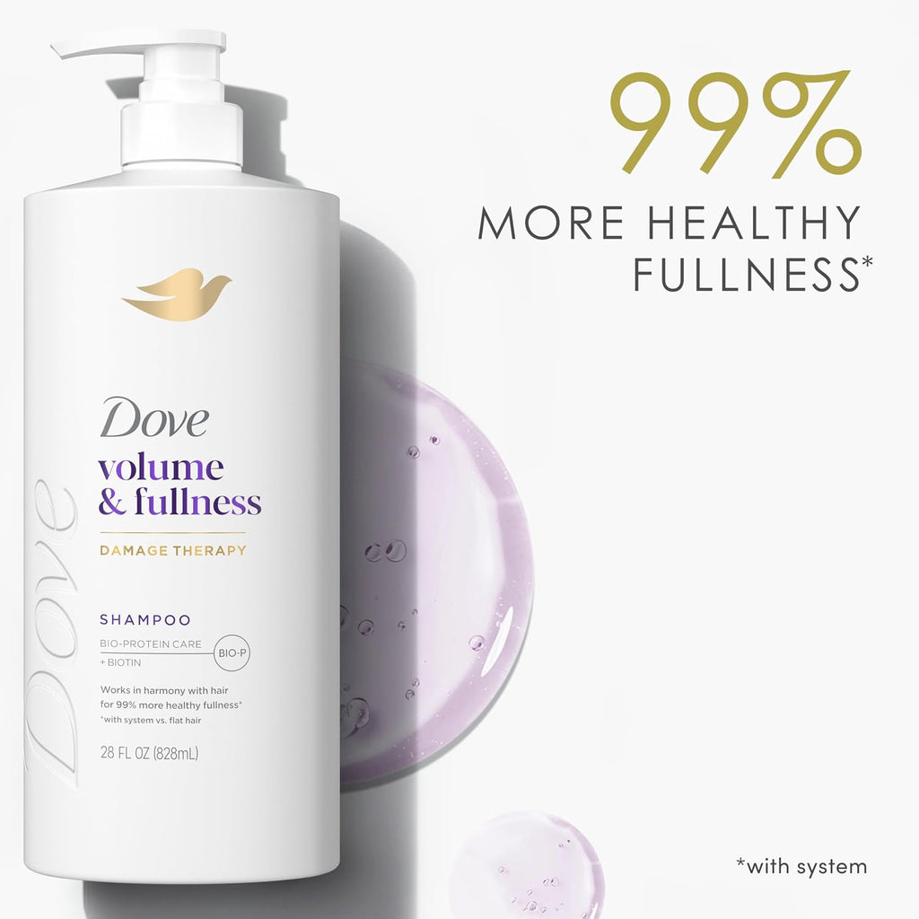 Dove Volume & Fullness Shampoo for Thinning Hair + Biotin 828 ml / 28 oz