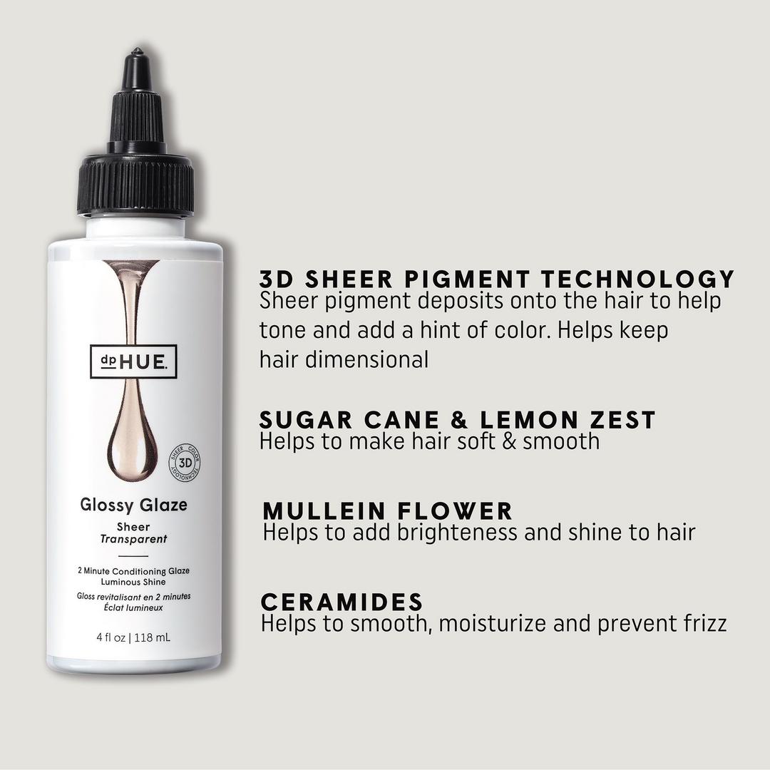 dpHUE Glossy Glaze Mini 50 ml / 1.7 oz | Sheer (Transparent)