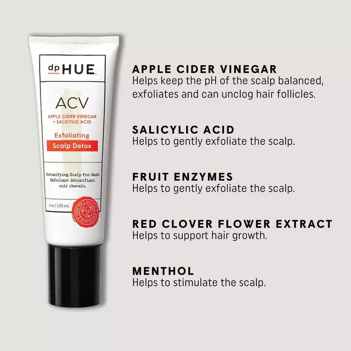 dpHue ACV Apple Cider Vinegar + Salicylic Acid Exfoliating Scalp Detox 120 ml