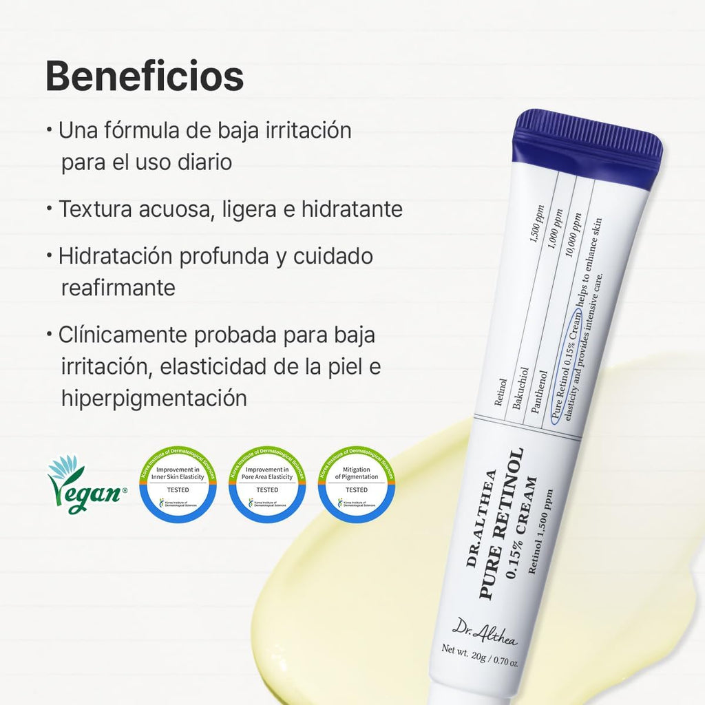 Dr. Althea Pure Retinol 0.15% Cream 20 g / 0.7 oz