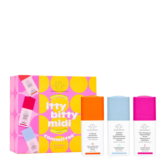 Drunk Elephant Itty Bitty Midi Committee Serum Trio