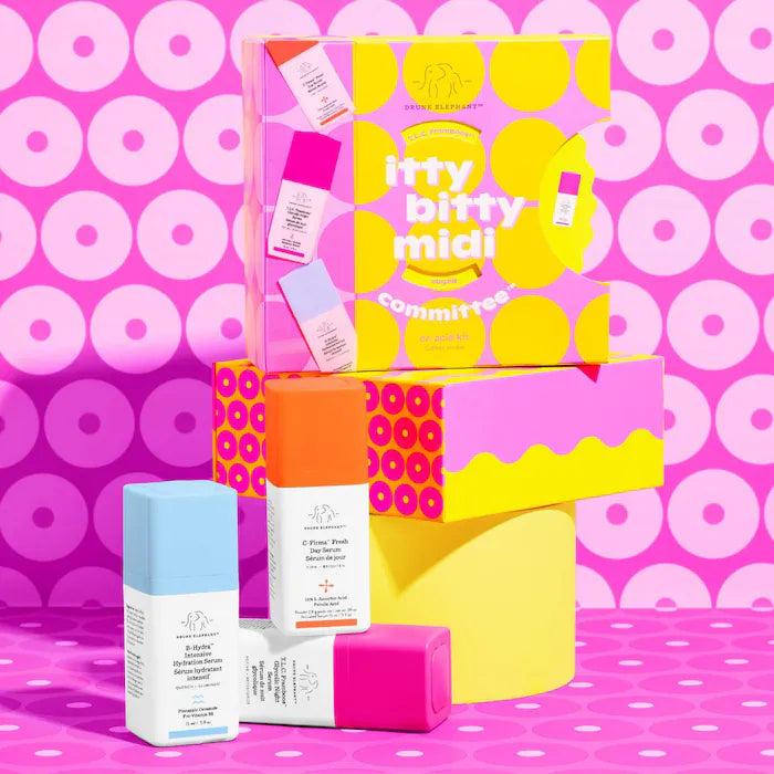 Drunk Elephant Itty Bitty Midi Committee Serum Trio