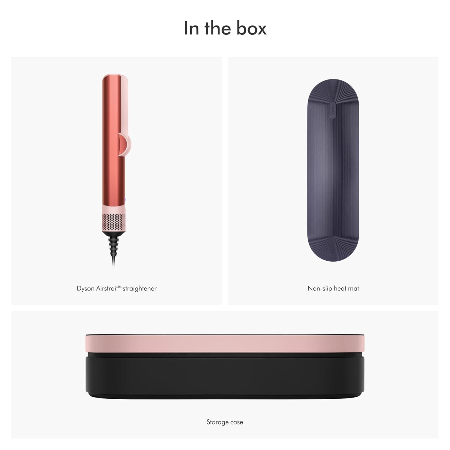 Dyson Airstrait Hair Straightener Strawberry Bronze and Blush Pink