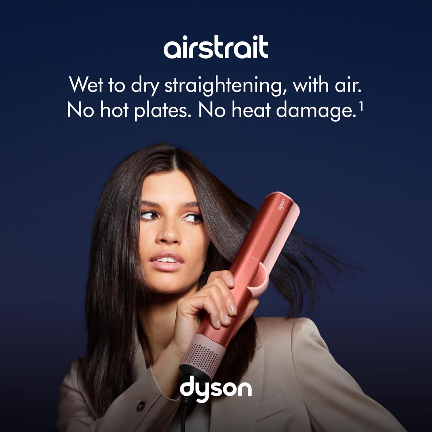 Dyson Airstrait Hair Straightener Strawberry Bronze and Blush Pink