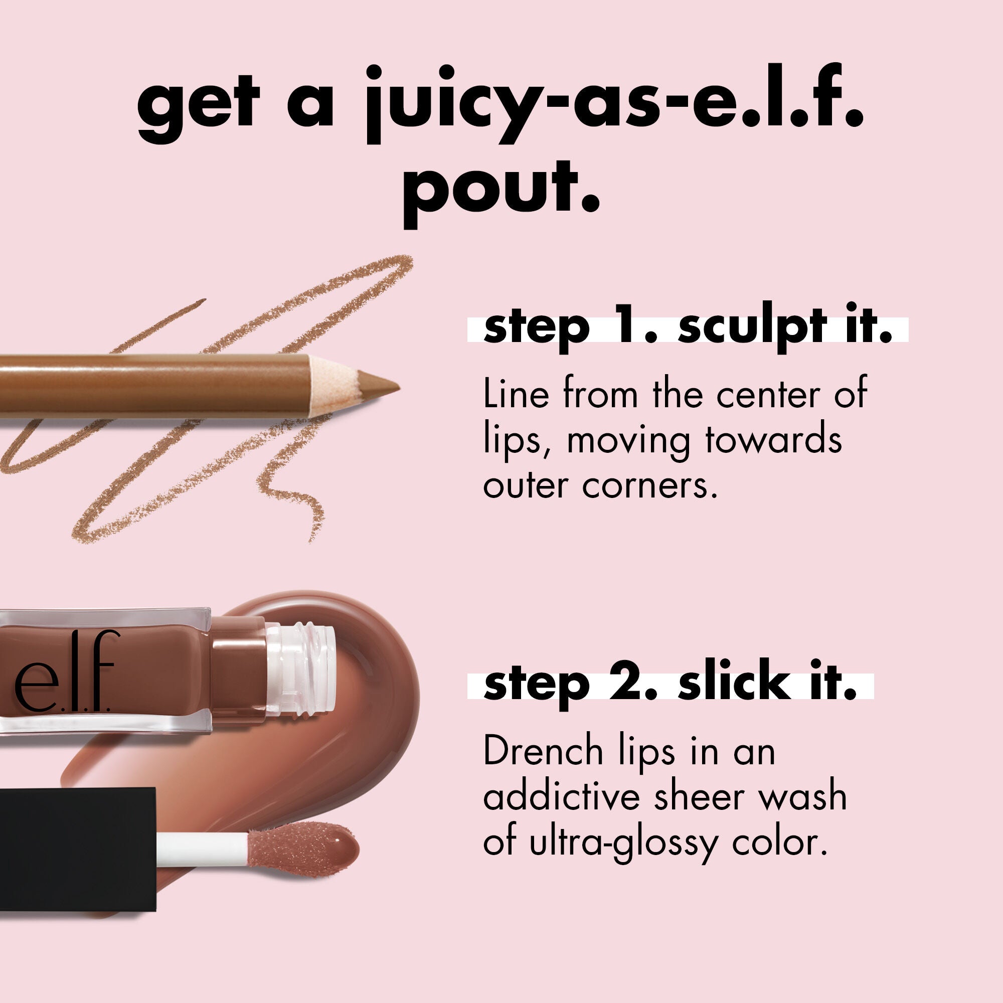 e.l.f. Cream Glide Lip Liner | Pinky Swear