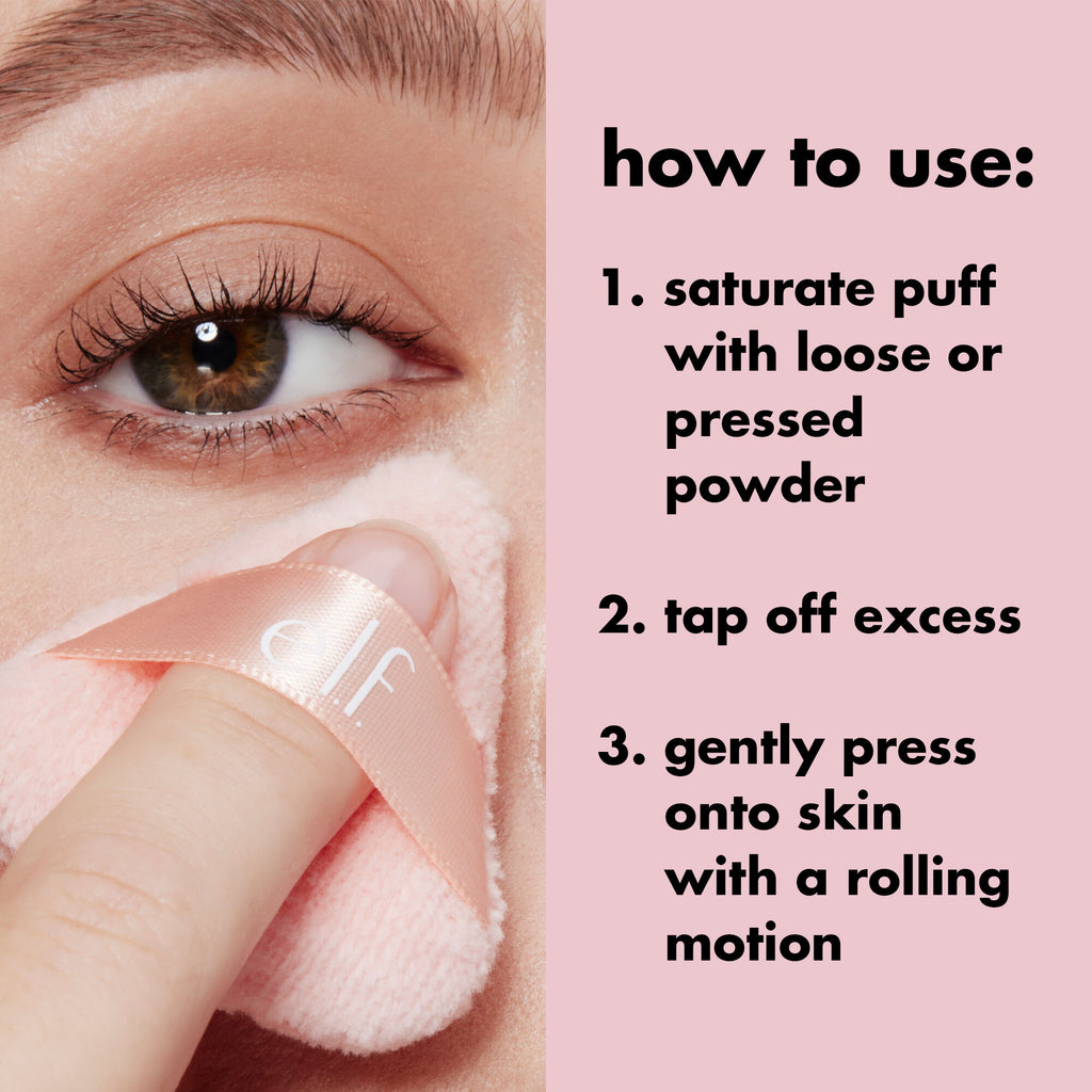 e.l.f. Halo Glow Pinkie Puffs 3-Pack
