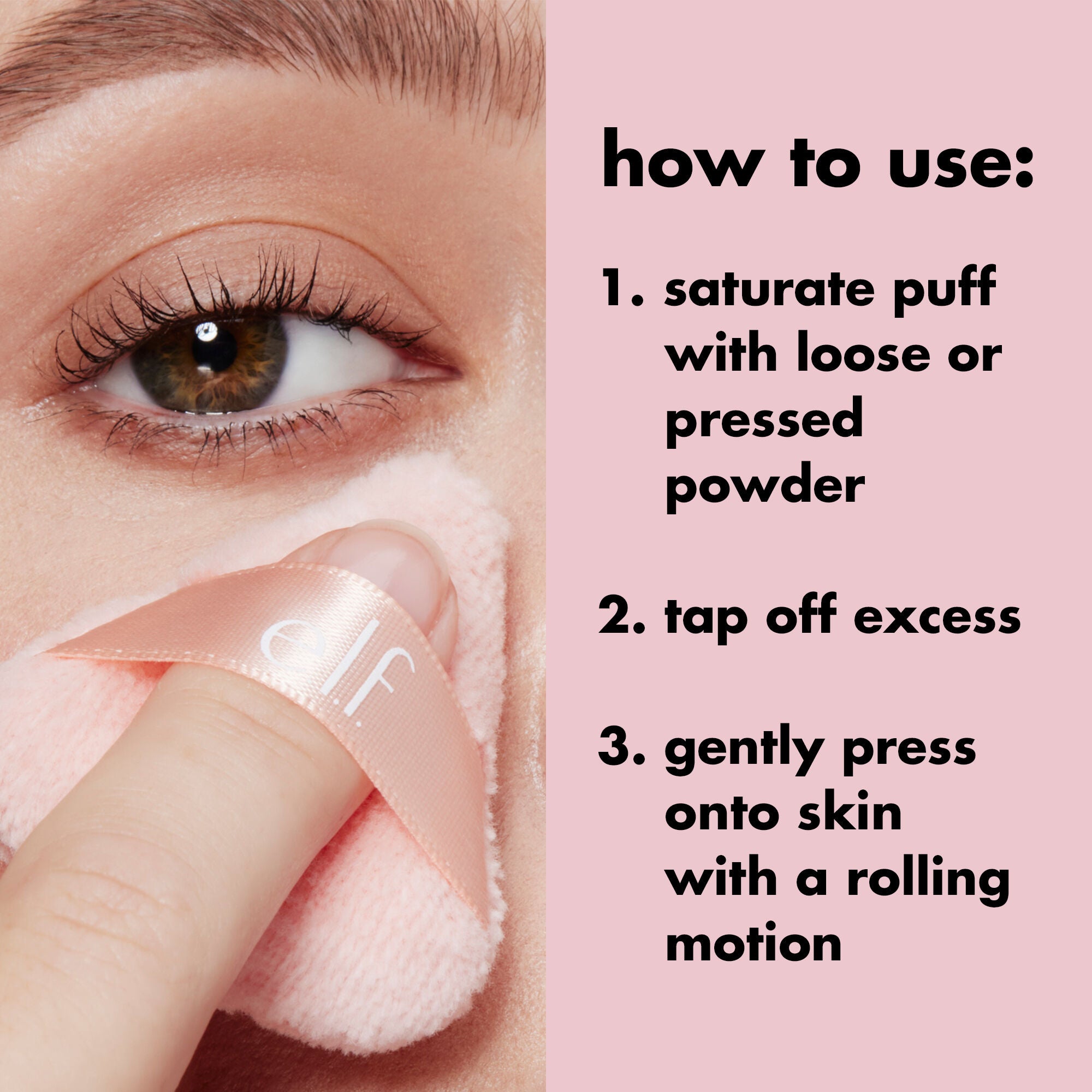 e.l.f. Halo Glow Pinkie Puffs 3-Pack