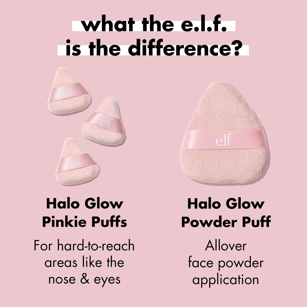 e.l.f. Halo Glow Pinkie Puffs 3-Pack