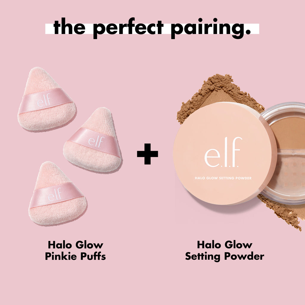 e.l.f. Halo Glow Pinkie Puffs 3-Pack