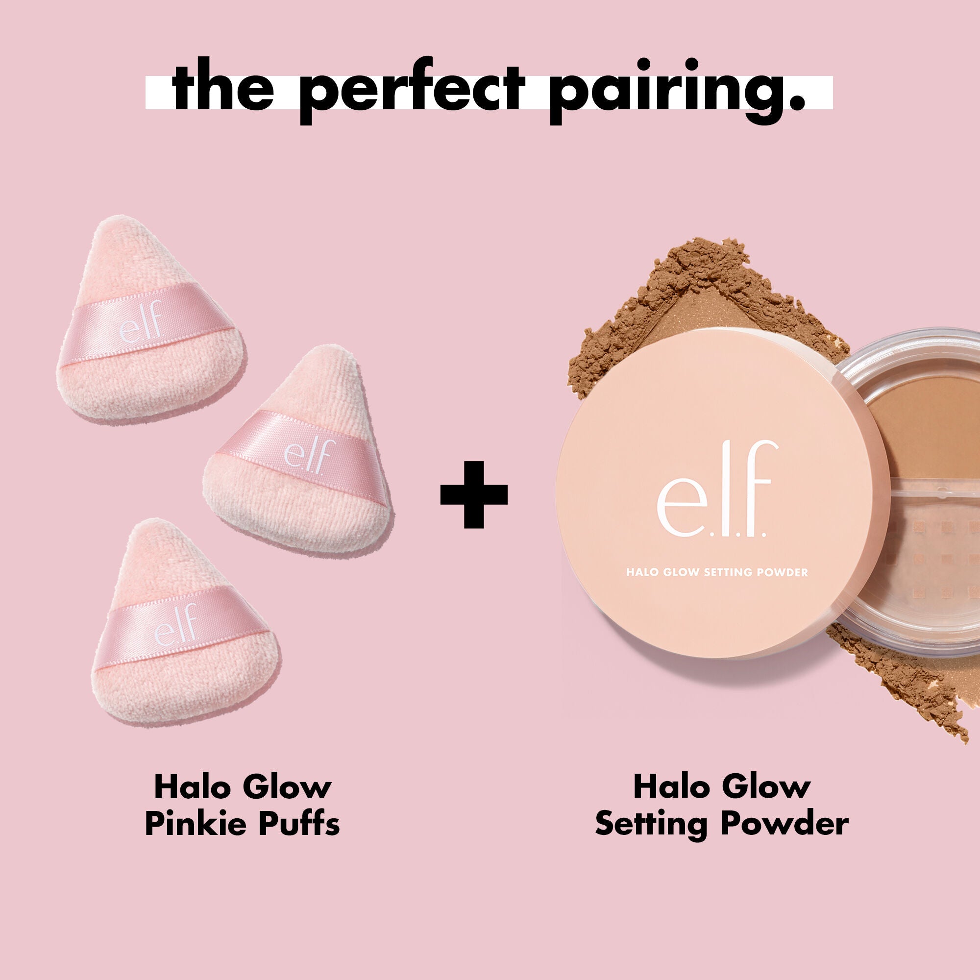 e.l.f. Halo Glow Pinkie Puffs 3-Pack