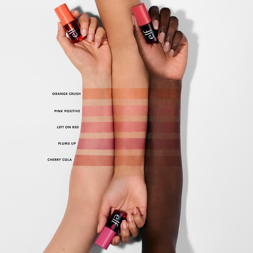 e.l.f. Sheer For It Blush Lip + Cheek Tint | Plums Up