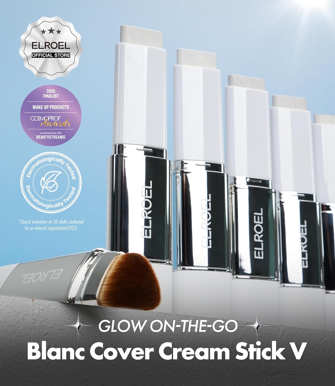Elroel Blanc Cover Cream Stick V White