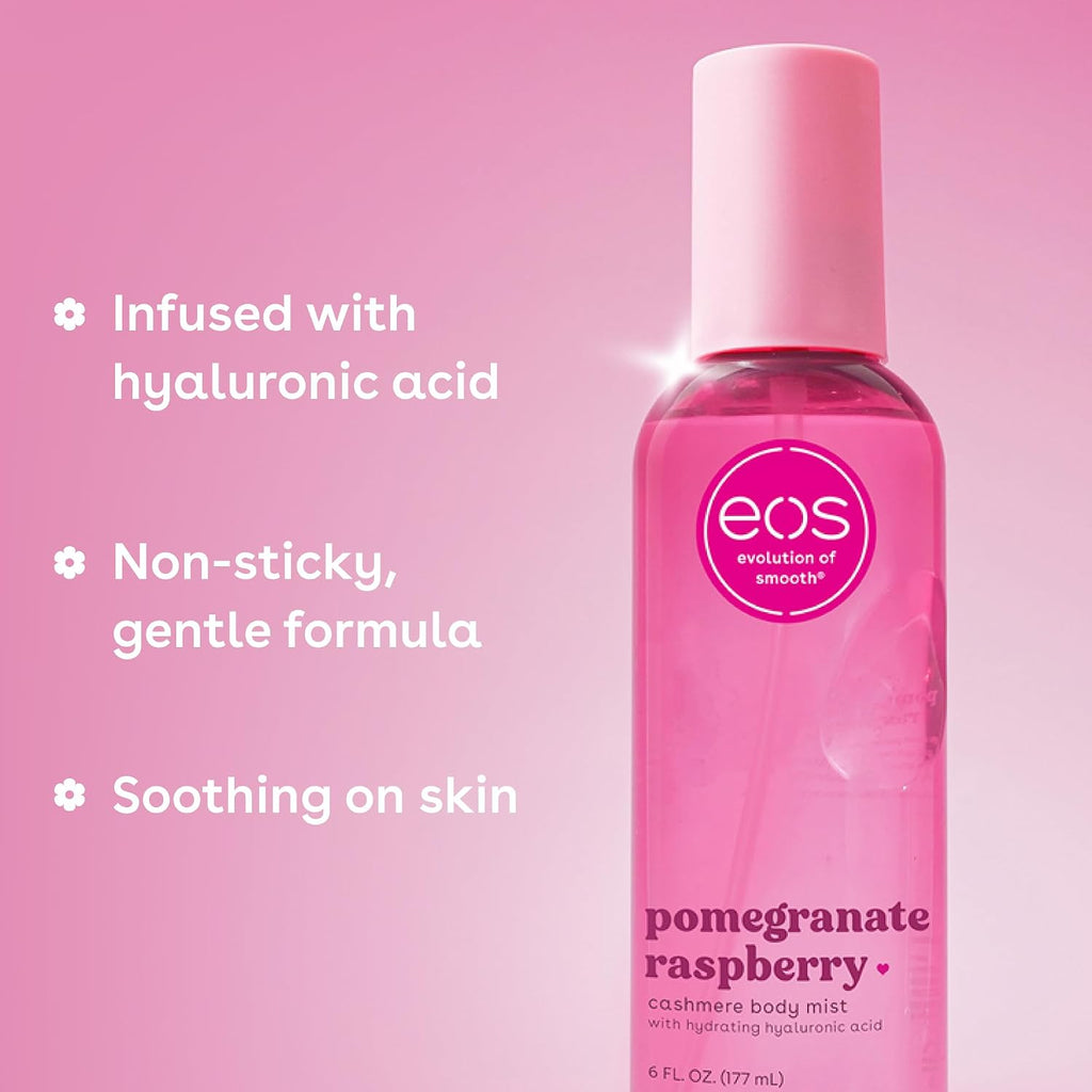 eos Cashmere Body Mist 177 ml / 6 oz | Pomegranate Raspberry