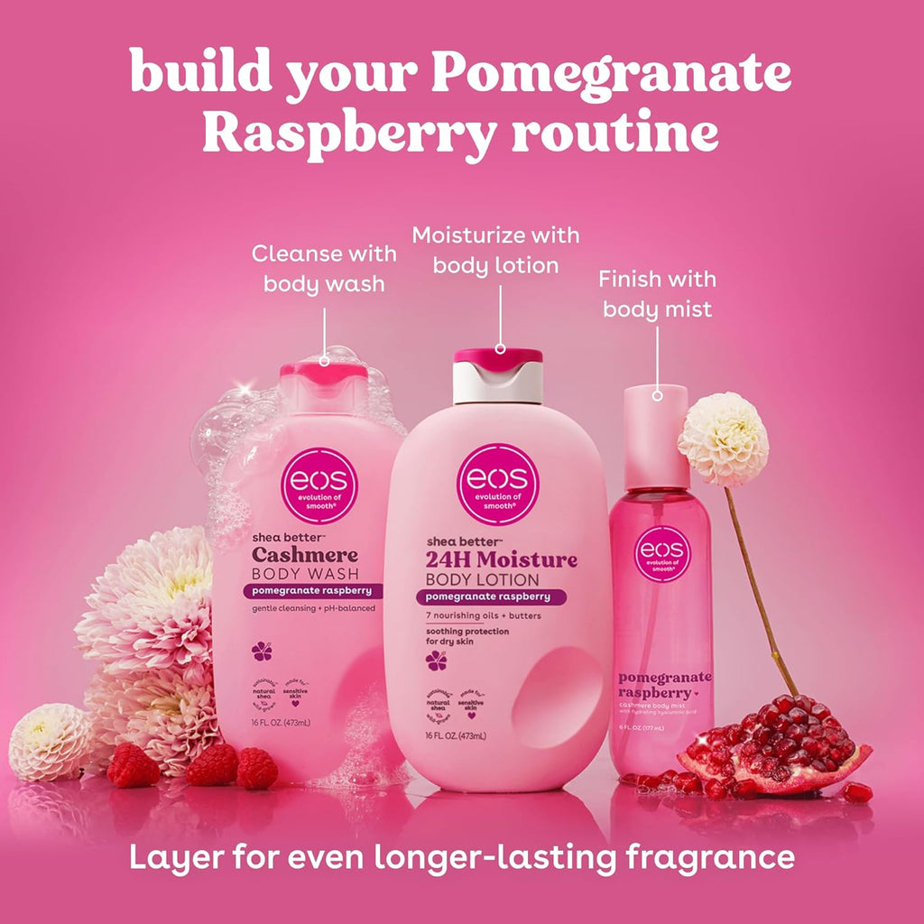 eos Cashmere Body Mist 177 ml / 6 oz | Pomegranate Raspberry