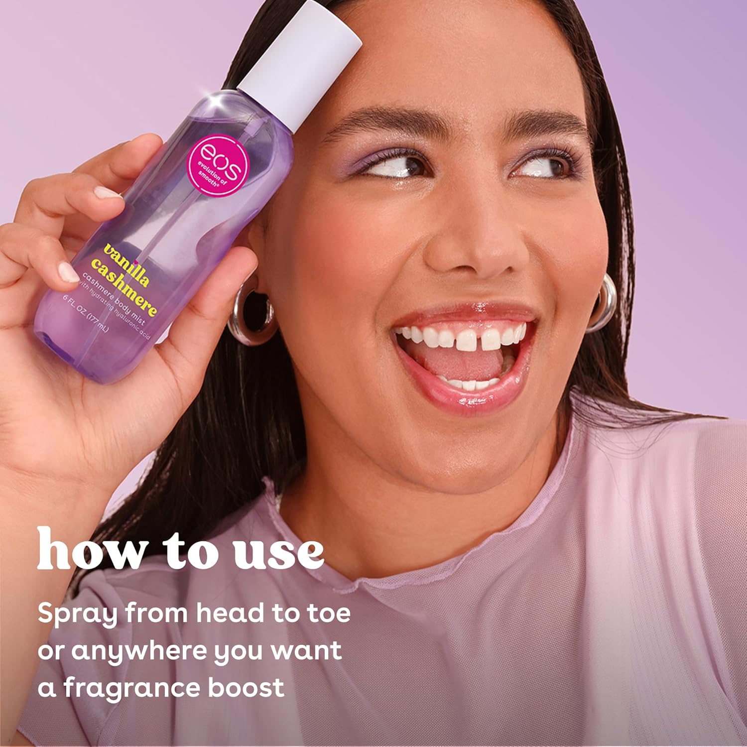 eos Cashmere Body Mist 177 ml / 6 oz | Vanilla Cashmere