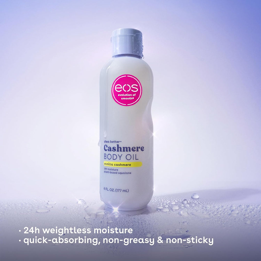 eos Cashmere Body Oil 177 ml / 6.0 oz | Vanilla Cashmere
