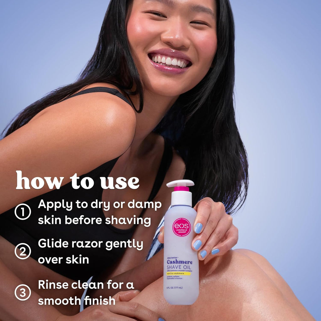 eos Cashmere Shave Oil 177 ml / 6.0 oz