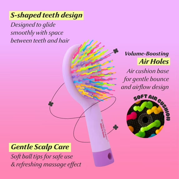 Eyecandy Rainbow Volume S Brush Medium | Black