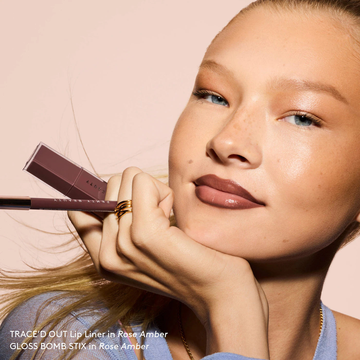 Fenty Beauty Gloss Bomb Stix High-Shine Gloss Stick | Rose Amber