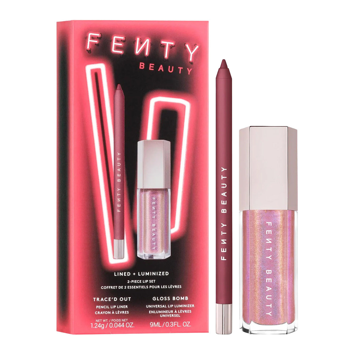 Fenty Beauty Lined + Luminized 2-Piece Lip Set