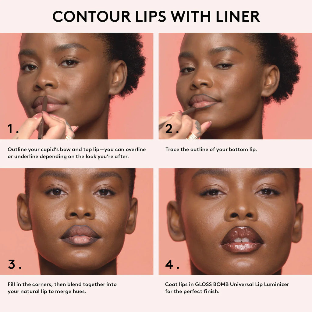 Fenty Beauty by Rihanna Berry Brown'd Pout Lip Liner + Gloss Stick Duo