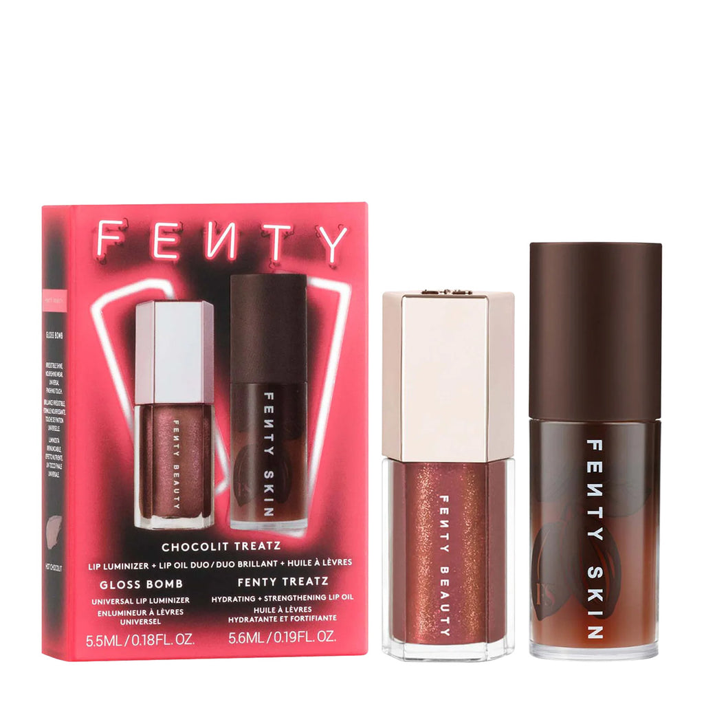 Fenty Beauty Chocolit Treatz Lip Luminizer + Lip Oil Duo