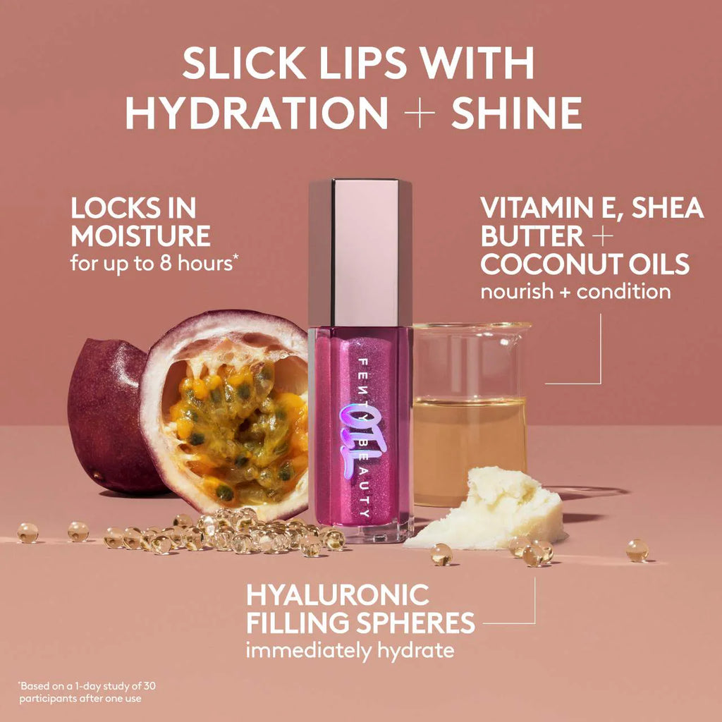 Fenty Beauty Gloss Bomb Oil Luminizing Lip Oil 'N Gloss | Razzberry Jamz