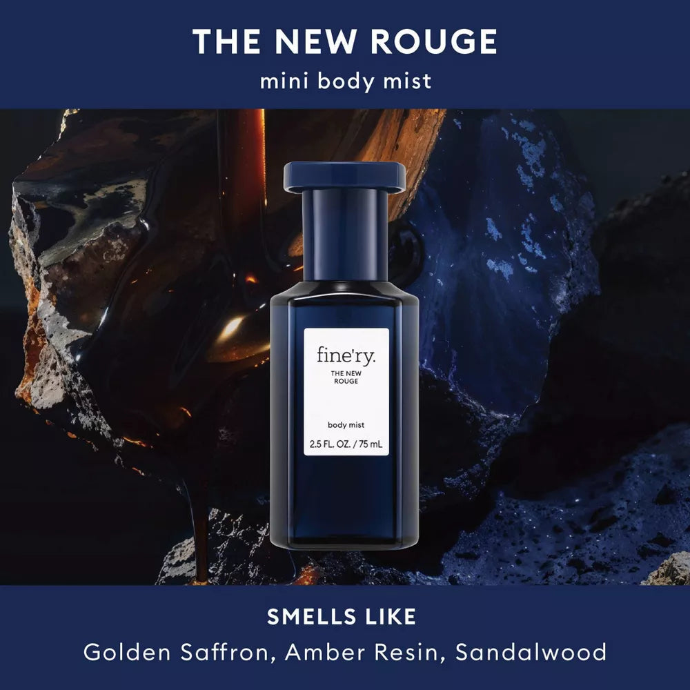 fine'ry. The New Rouge Body Mist Mini 75 ml / 2.5 oz