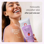 First Aid Beauty KP Bump Eraser Body Scrub with 10% AHA Fresh Strawberry Mini 1 oz / 28.3 g