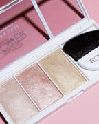 Flower Beauty Shimmer & Strobe Highlighting Palette | Champagne Shimmer