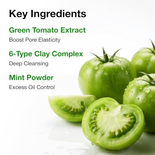 FULLY Green Tomato Pore Clay Mask Cleanser 120 ml / 4.05 oz