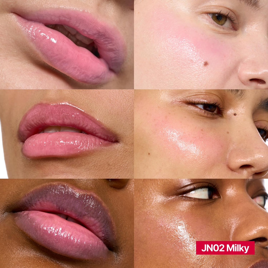 fwee Lip&Cheek Glowy Jelly Pot + Keychain | JN02 Milky