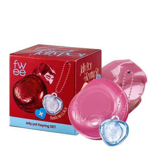 fwee Lip&Cheek Glowy Jelly Pot + Keychain | JP03 Sweets