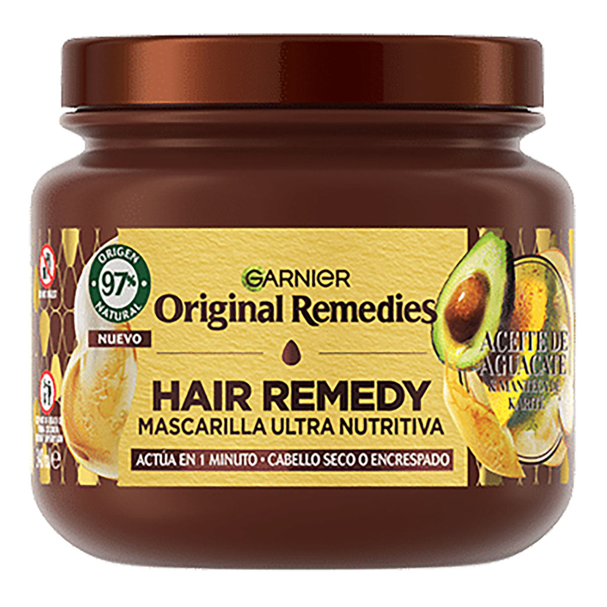 Garnier Original Remedies Mascarilla Aceite de Aguacate & Manteca de Karité 340 ml