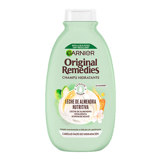 Garnier Original Remedies Leche de Almendra Nutritiva Champú Hidratante 300 ml